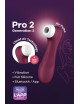 Stimulateur Pro 2 Generation 3 connecté bordeaux