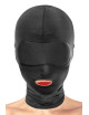 Cagoule BDSM bouche ouverte - Fetish Tentation