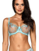 Soutien-gorge dentelle bleu V-10131 - Axami