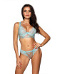 String tanga bleu V-10128 - Axami