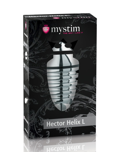 Plug électro-stimulation L Hector Helix - Mystim