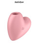 Double stimulateur Cutie Heart rose - Satisfyer