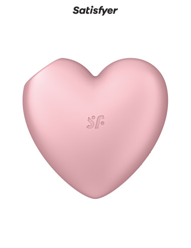 Double stimulateur Cutie Heart rose - Satisfyer