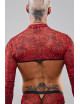 Croc top tulle zébré rouge et noir - Regnes