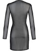 Robe tulle noir V-10639 - Axami