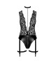 Body jarretelles Libido F297 wetlook et dentelle