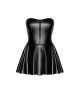 Mini robe bustier Dreamer F308 wetlook