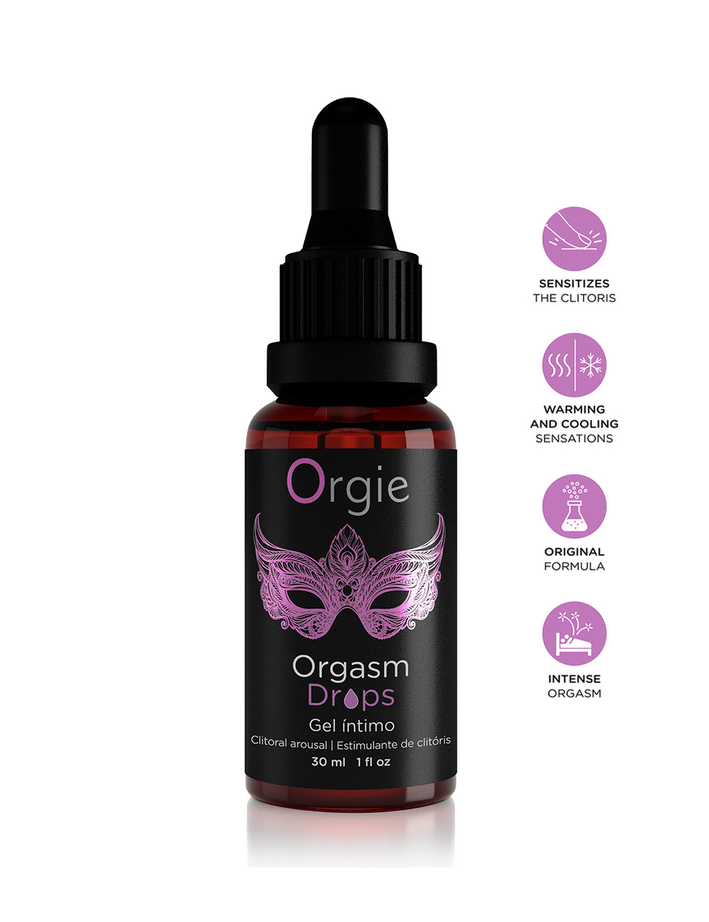 Gel d'excitation du Clitoris Orgasm Drops