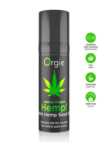 Gel intime dexcitation Hemp Intense Orgasm 15ml