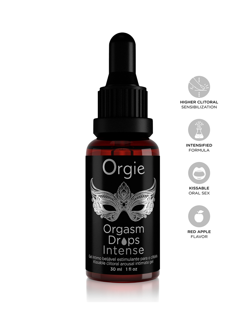 Gouttes d'excitation clitoridienne Orgasm Drops Intense 