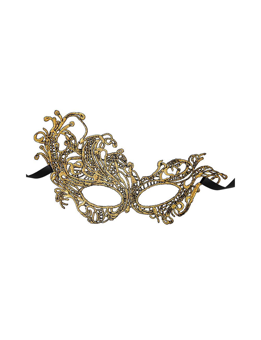 Loup broderie souple Aurore doré