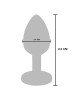 Plug vibrant en métal The Glider M 