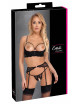 Ensemble lingerie ouverte noir - Cotelli Lingerie