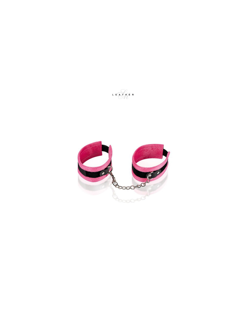 Menottes de chevilles rose et noir