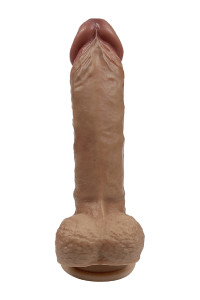 Gode Real Skin Suprème Model 1 flesh 21 cm - SilexD