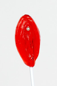 Sucette vulve fraise - Secret Play