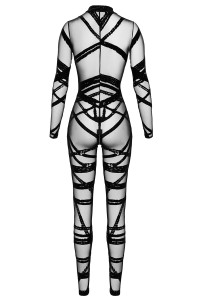 Combinaison floquée Bondesque F357 - Noir Handmade