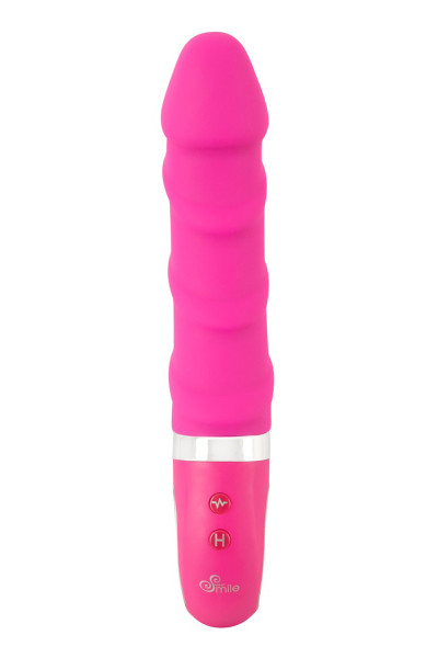 Vibro chauffant rechargeable 22,8 x 4 cm - Sweet Smile