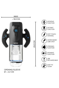 Masturbateur Premium 4 fonctions WYNE  n°11