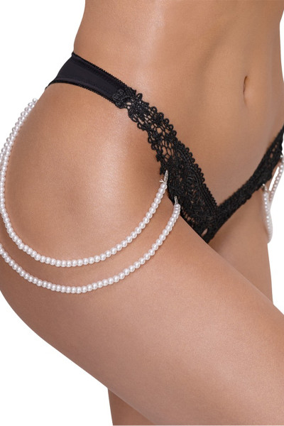 String Rio avec chaines de perles - Cottelli LINGERIE 