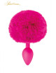 Plug queue de lapin - fuchsia