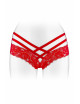 Tanga ouvert Anne - rouge