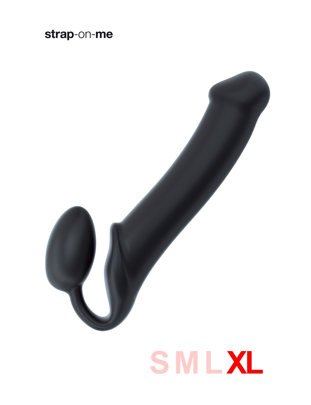 Gode ceinture strap-on noir XL