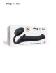 Gode ceinture strap-on noir M