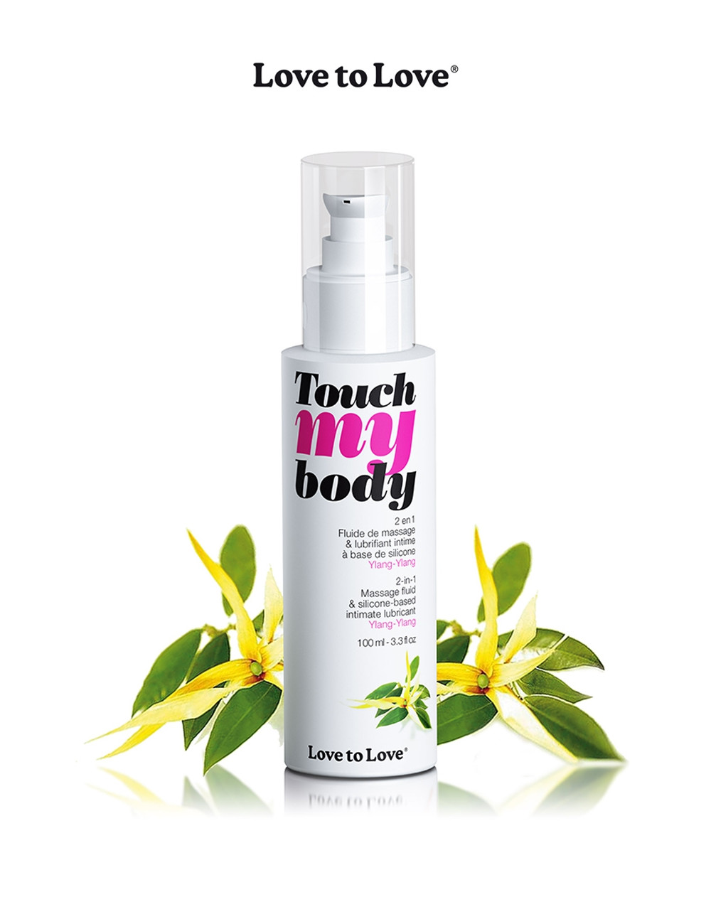 Fluide massage & lubrifiant - ylang-ylang