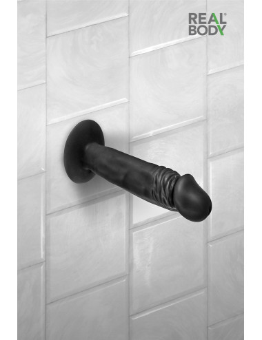 Gode réaliste 16 cm noir - Real Zack