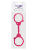 Menottes silicone stretchy - rose