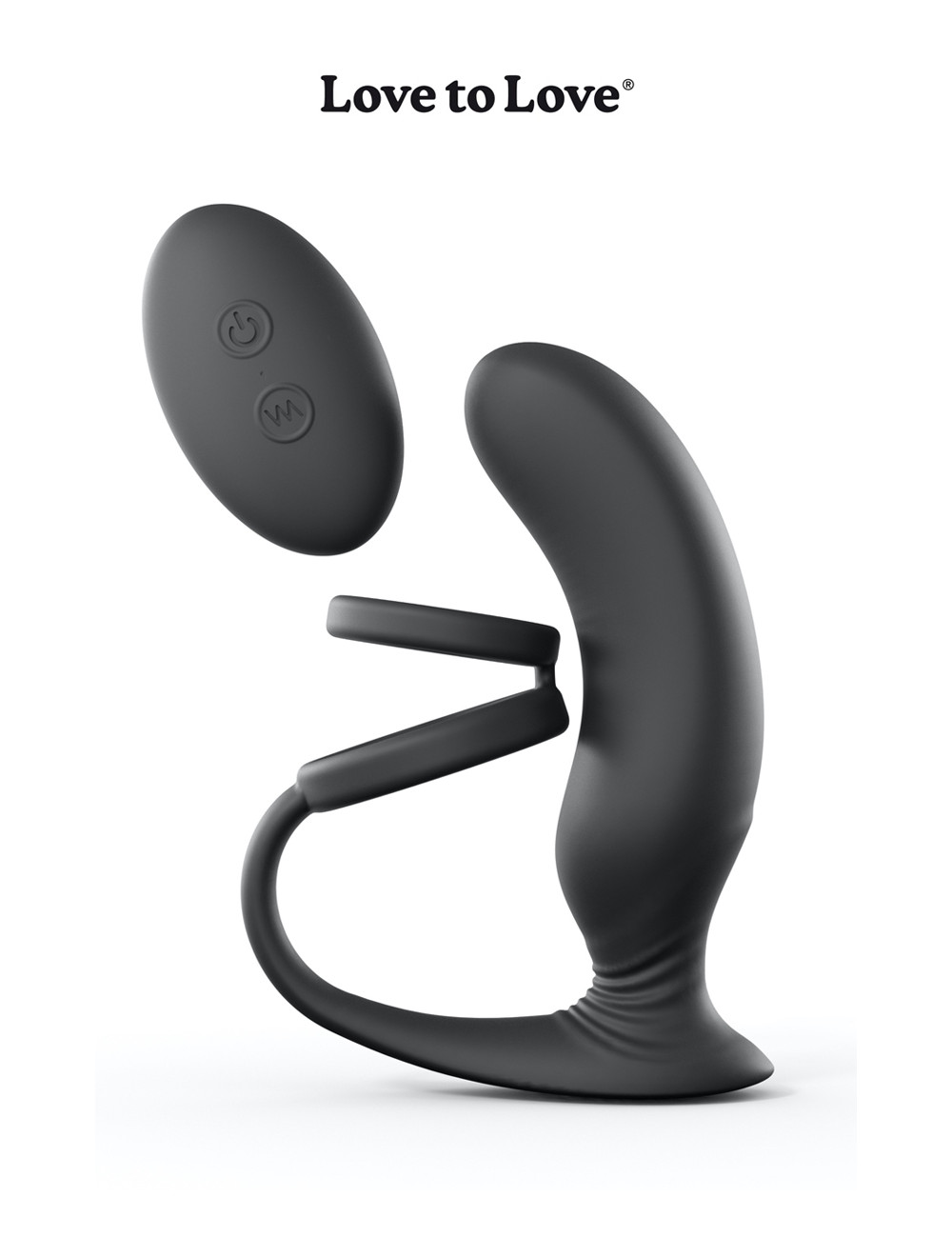 Stimulateur de prostate + cockring Double game