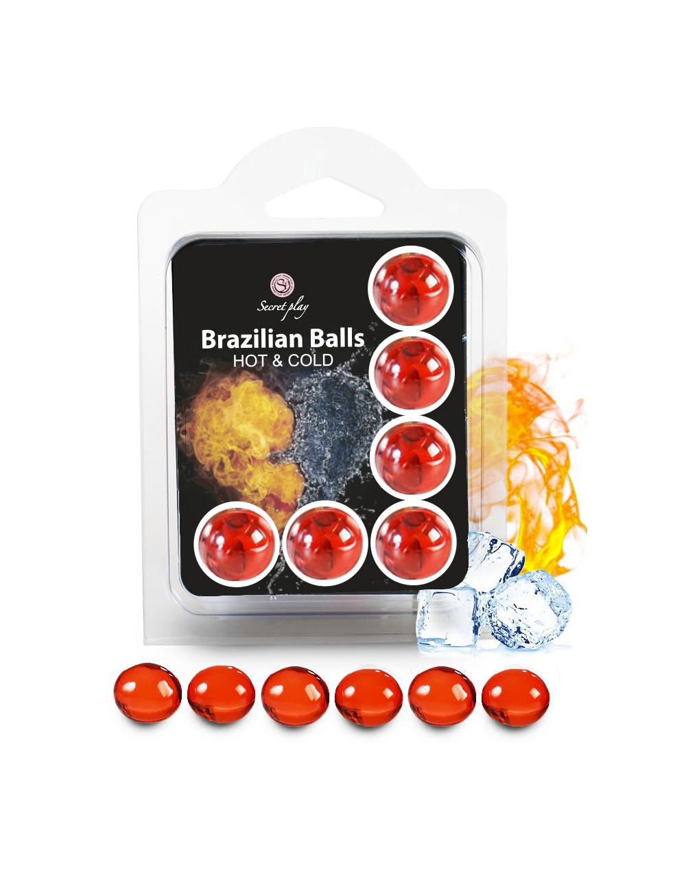 6 Brazillian balls effet chaud & froid