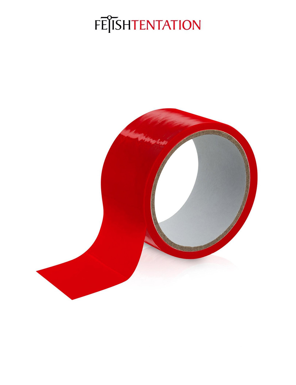 Ruban de soumission rouge 15m - Fétish Tentation