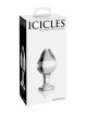 Plug anal verre Icicles n° 25