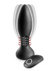 Plug anal à billes rotatives télécommandé - Black Empire