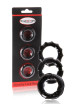 Set 3 cockrings Stretchy - Malesation