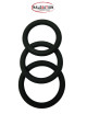 Set 3 CockRings silicone - Malesation