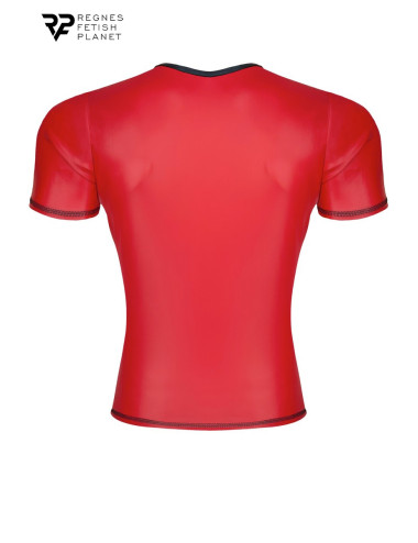 T-shirt wetlook rouge - Regnes