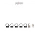 6 Cadenas  noir - Mancage