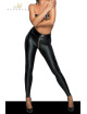 Leggings wetlook zippé F217