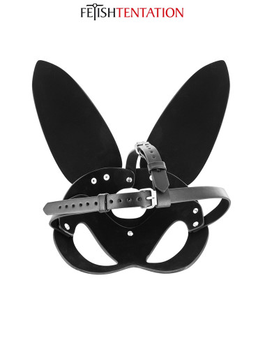 Masque bunny simili cuir réglable - Fetish Tentation