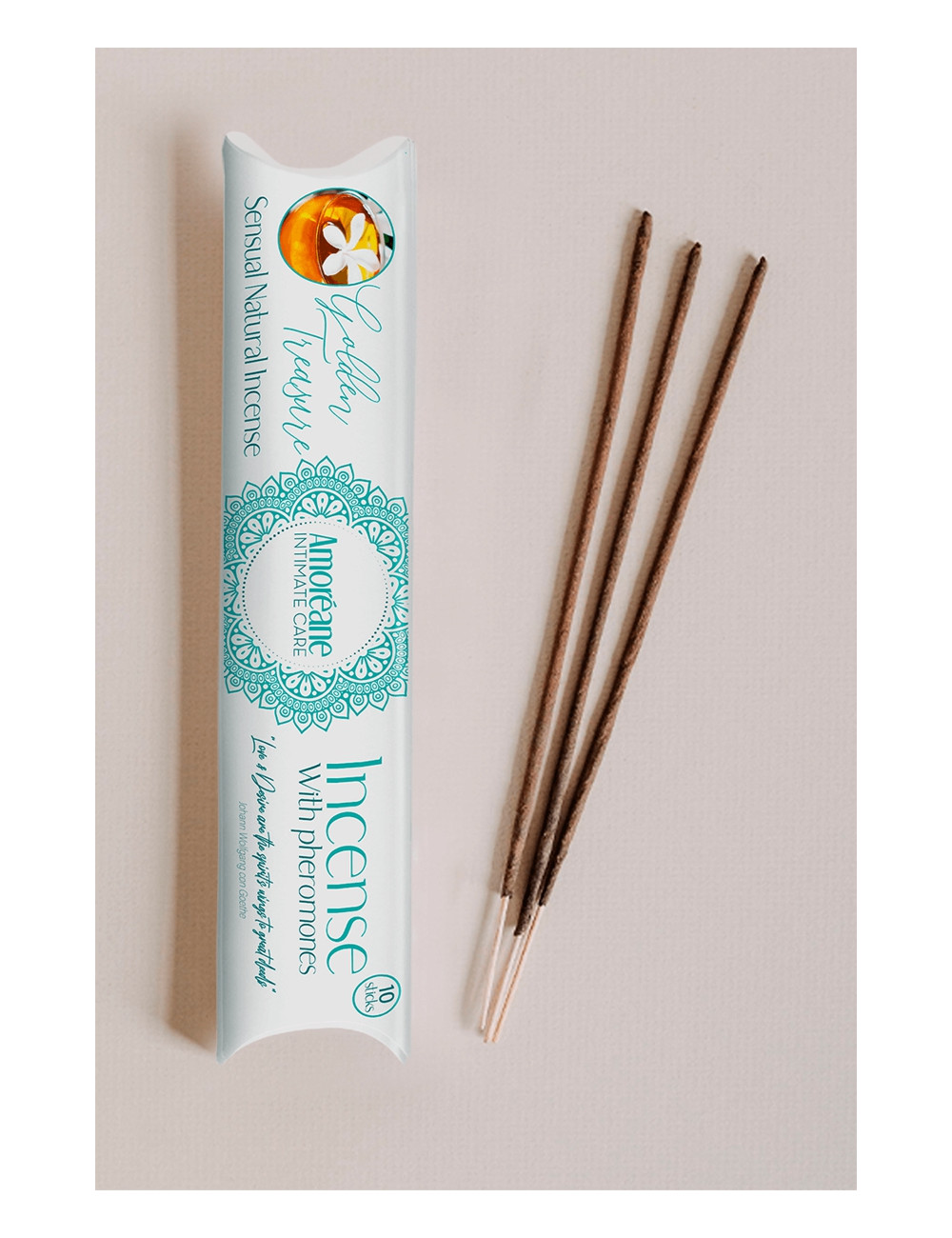 Encens aux pheromones Golden treasure - Amoreane