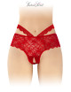 Culotte ouverte rouge Marie - Fashion Secret