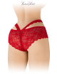 Culotte ouverte rouge Marie - Fashion Secret