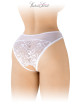Tanga blanc ouvert Ava - Fashion Secret