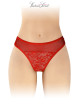 Tanga rouge ouvert Ava - Fashion Secret