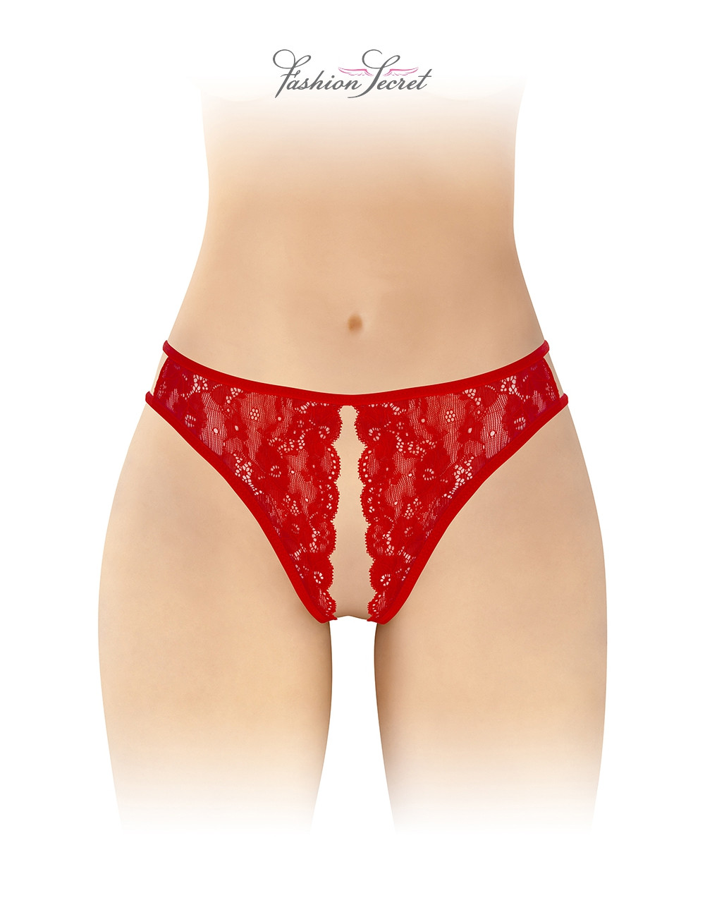 String rouge ouvert Victoria - Fashion Secret