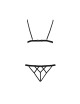 Ensemble sexy ouvert Diabolina - Passion