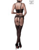 Set sexy fetish harnais et voile - Grey Velvet